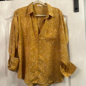 Staccato Women's Yellow and Gold Blouse